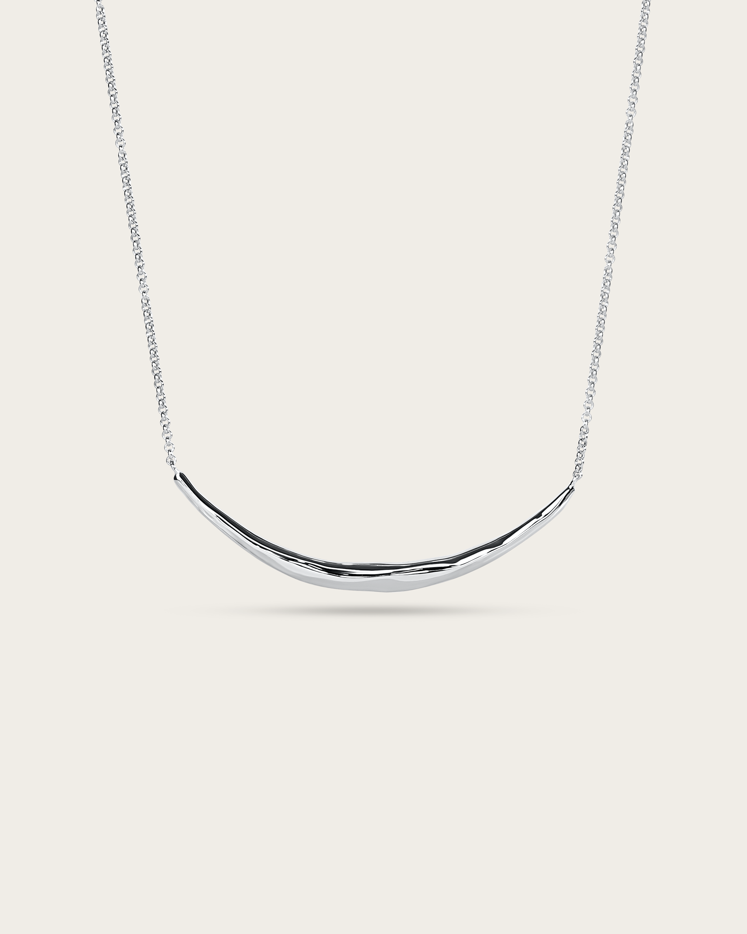 Flow Arc Necklace | Sterling Silver – Miaora Co