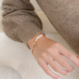 Flow Pearl T-Lock Bracelet