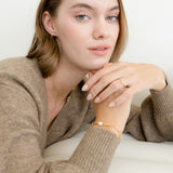 Cora Link Bracelet with Pearl Accent