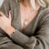 Cora Pāua & Pearl Bracelet