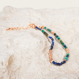 Lapis Lazuli & Turquoise Beaded Bracelet