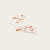 Flow Asymmetrical Biwa Pearl Earrings