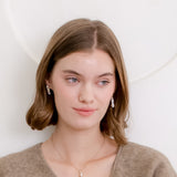 Flow Asymmetrical Biwa Pearl Earrings