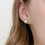 Mira Opal Stud Earrings