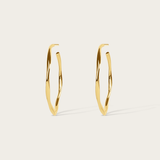 Flow Large Hoop Earrings