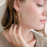 Flow Large Hoop Earrings
