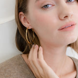 Flow Large Hoop Earrings