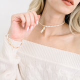 Flow Duality Biwa Pearl Necklace