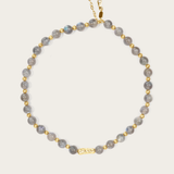Labradorite & Gold Beaded Necklace