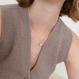 Mira Orbit Opal & Pearl Pendant Necklace