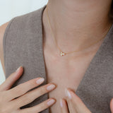 Mira Opal Cluster Necklace