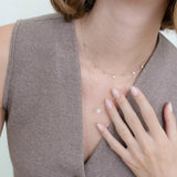 Pavé Coin Layered Necklace