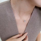 Aquamarine Pendant Necklace