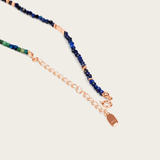 Lapis Lazuli & Turquoise Beaded Choker Necklace