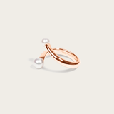 Cora Spiral Pearl Ring